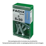 Pack De 5 Unidades - Caja S 6 Unid. Tornillo Metrica Cp M 5x30mm Fadix