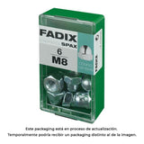 Pack De 5 Unidades - Caja S 6 Unid. Tuerca Ciega Cinc M 8 Fadix