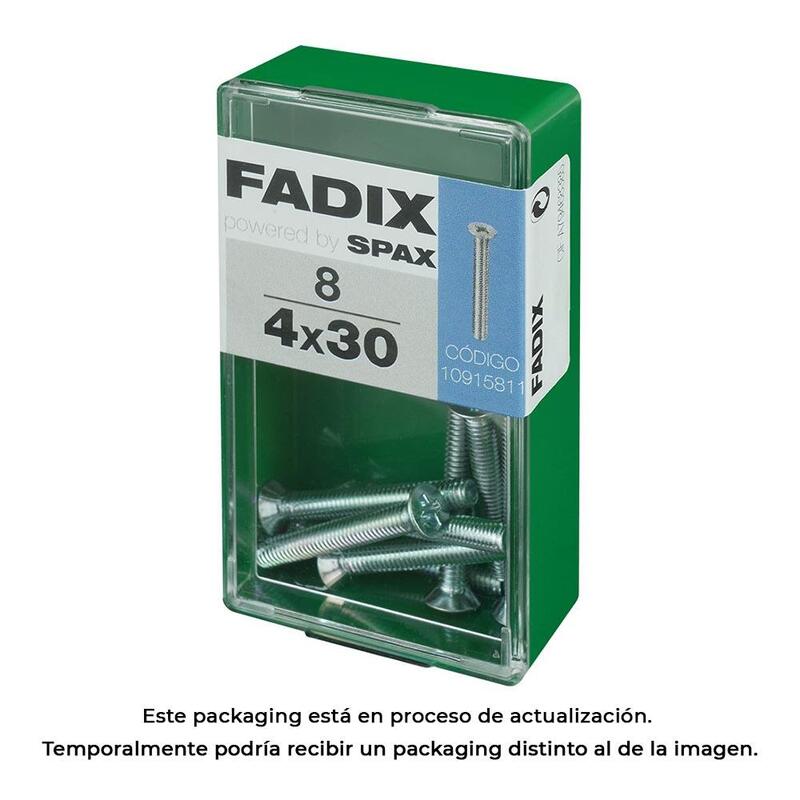 Pack De 5 Unidades - Caja S 8 Unid. Tornillo Metrica Cp M 4x30mm Fadix
