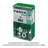 Pack De 5 Unidades - Caja S 8 Unid. Tuerca Ciega Cinc M 6 Fadix