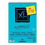 Pack De 5 Unidades Canson Bloc Acuarela Aquarelle Fino Xl Espiral 25 + 5(Gratis) Hojas 300gr 21x29,7cm -