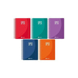 Pack De 5 Unidades Centauro Agenda Escolar A6 Espiral Dp Tapa Forrada Colores Surtidos 25-26