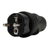 Pack De 5 Unidades - Clavija 2p+T 16a 250 V, Ip20, Negra, Máx. 3 X 1,5 Mm²