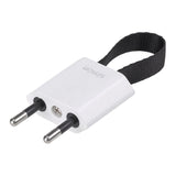 Pack De 5 Unidades - Clavija 2p+Tt Schuko Salida Frontal Y Lateral 10 A 250 V~ Facil Extracción Blanca