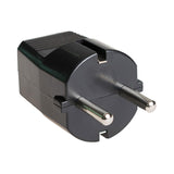 Pack De 5 Unidades - Clavija Tipo F 16 A 250v T/Tl 4,8mm Negra. Solera 6428n.