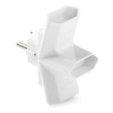 Pack De 5 Unidades - Clavija Triple Bipolar 10a 250 V Espigas 4,8 Mm