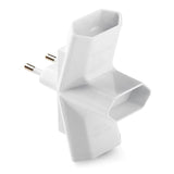 Pack De 5 Unidades - Clavija Triple Bipolar Y 10a 250 V 2300 W Espigas 4 Mm