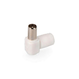 Pack De 5 Unidades - Clavija Tv Acodada 9,5mm. Envasada Edm