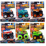 Pack De 5 Unidades - Coche Monster Trucks Hot Wheels Surtido