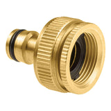 Pack De 5 Unidades - Conector A Grifo Jardín De 3/4" O 1" Laton Brass Cellfast