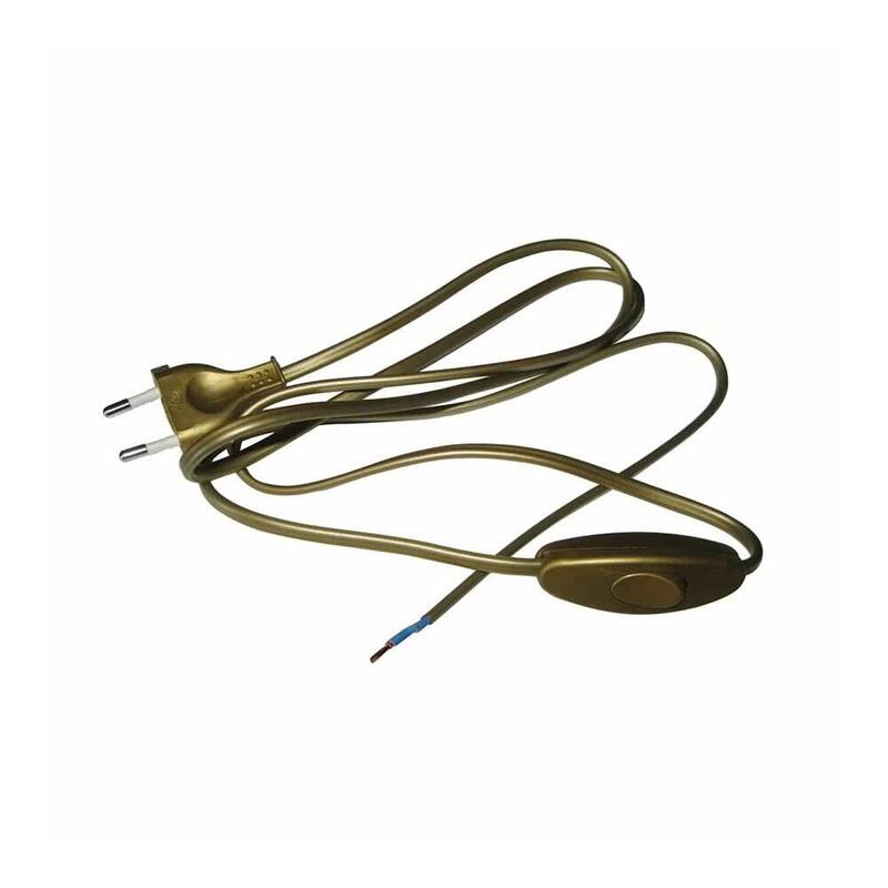Pack De 5 Unidades - Conexión Eléctrica Con Interruptor De Mano, Lfm 275/100-50, Oro