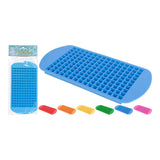 Pack De 5 Unidades - Cubitera Especial Para Picar Hielo Colores Surtidos 160 Cubitos