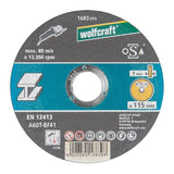 Pack De 5 Unidades - Disco De Corte Para Metal Ø115x1,0x22,23mm. 1683999 Wolfcraft