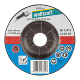 Pack De 5 Unidades - Disco De Desbaste Ø115x6,0x22,23mm. 1630099 Wolfcraft