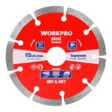 Pack De 5 Unidades - Disco Diamantado Segmentado Basic Ø115 X 22,2 Mm