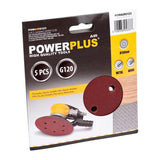 Pack De 5 Unidades - Disco Lija Ø150 Mm G120, Blister 5 Uds