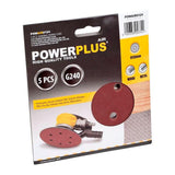 Pack De 5 Unidades - Disco Lija Ø150 Mm G240, Blister 5 Uds