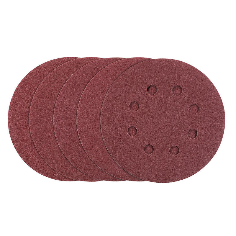 Pack De 5 Unidades - Discos Lijadora Roto-Orbital 120 G Ø125 Mm - 5 Uds