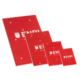 Pack De 5 Unidades Enri A5 Tapa Blanda Bloc De Notas Grapado 4x4 80 Hojas Rojo - Tamaño A5 - Tapa Blanda - Grapado 4x4