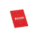Pack De 5 Unidades Enri Bloc De Notas Grapado 80h A4 Liso T/Blanda Rojo