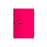 Pack De 5 Unidades Enri Cuaderno Espiral 100h Folio T/Dura 4x4 Rojo