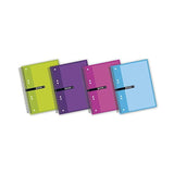 Pack De 5 Unidades Enri Cuaderno Espiral Microperforado 140 Hojas 5x5 Tapas Extraduras A5+ Colores