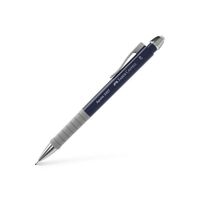 Pack De 5 Unidades Faber-Castell Apollo Portaminas - Trazo 0.7mm - Agarre Ergonomico - Goma De Borra Integrada - Cuerpo