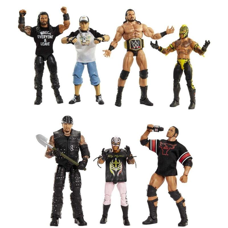 Pack De 5 Unidades - Figura Elite Top Picks Wwe 15cm Surtido