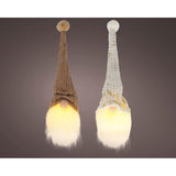 Pack De 5 Unidades - Figura Gnomo Con Luz Fija 6 X 20 X 6 Cm, Colores Surtidos