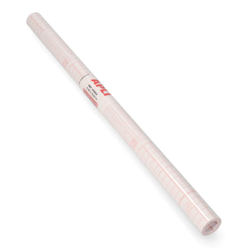 Pack De 5 Unidades - Forro Para Libros Reposicionable Apli 3 X 0,5 M En Rollo 50 Micras