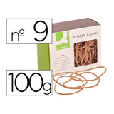 Pack De 5 Unidades - Gomillas Elásticas Q-Connect 100g. N°9 90x2mm