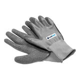 Pack De 5 Unidades - Guante Poliéster Con Palma Poliuretano Para Jardín, Gris, T-09 L