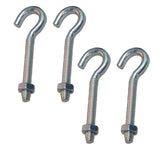 Pack De 5 Unidades - Hembrilla Abierta Con Tuerca Hm02, M5 X 35 Mm, Zincado, Blister 4 Uds