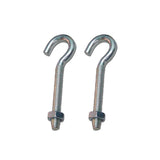 Pack De 5 Unidades - Hembrilla Abierta Con Tuerca Hm02, M8 X 60 Mm, Zincado, Blister 2 Uds
