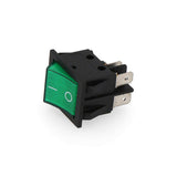 Pack De 5 Unidades - Interruptor Bipolar 15a 250v Verde Envasado