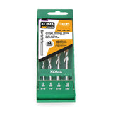 Pack De 5 Unidades - Juego 4 Brocas Widia Standard Koma Tools