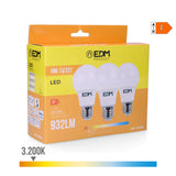 Pack De 5 Unidades - Kit 3 Bombillas Standard Led E27 10w 810lm 3200k Luz Calida Ø6x10,8cm Edm