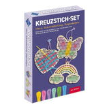 Pack De 5 Unidades - Kit De Bordado Infantil Mariposa, Arcoíris Y Corazón