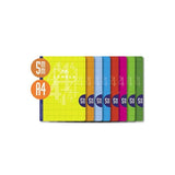 Pack De 5 Unidades Lamela Libreta Grapada 50h A4 90gr Cuadrícula 5mm Cubierta Básica 5 C/Surtidos