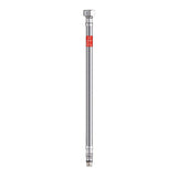 Pack De 5 Unidades - Latiguillo Flexible Inoxidable Griferia H 3/8 Pulg - M 10 X 1, 30 Cm