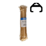 Pack De 5 Unidades - Madeja Cable Acero Plastificado 25m Oro Edm