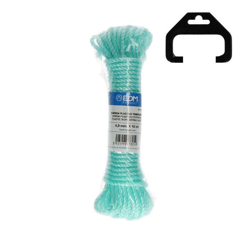 Pack De 5 Unidades - Madeja Cuerda Plastico 10m Verde Edm