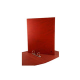 Pack De 5 Unidades Mariola Carpeta Archivador De 2 Anillas Carton Forrado Papel Plastificado Cuero - Tamaño Folio