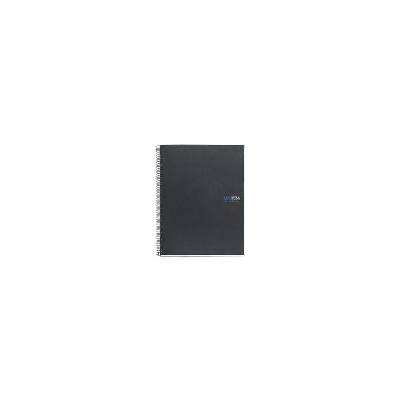 Pack De 5 Unidades Miquelrius Cuaderno Espiral Microperforado 160 Hojas 5x5 Tapas Extraduras A5+ Grafito