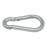 Pack De 5 Unidades - Mosquetón Bombero Sin Seguro, Msq01, Acero Galvanizado, 9 X 90 Mm