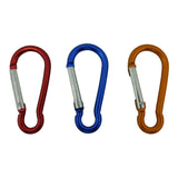 Pack De 5 Unidades - Mosquetón Msq04, Aluminio, Colores Surtidos, 10 X 100 Mm