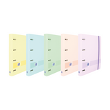 Pack De 5 Unidades Oxford Ebind Oxfl&G Cuaderno A5+ Tapa Pastel+R5 Puntos Pastel - Papel De Alta Calidad - Tamaño A5+ -