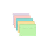 Pack De 5 Unidades Oxford Sobres Con Broche Urban A4 Plástico Rígido C/Surtidos Pastel