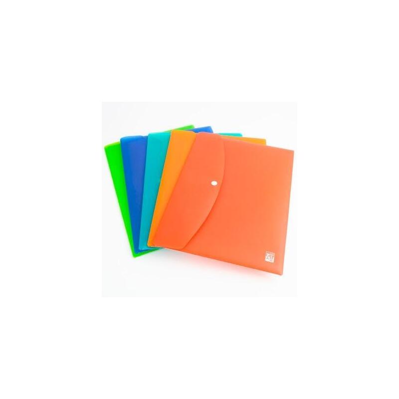 Pack De 5 Unidades Oxford Sobres Con Broche Urban A4 Polipropileno C/Surtidos