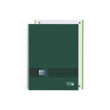 Pack De 5 Unidades Oxford & You Cuaderno Europeanbook Write&Erase A4+ 80h 5x5 T/Extraduras Verde Militar